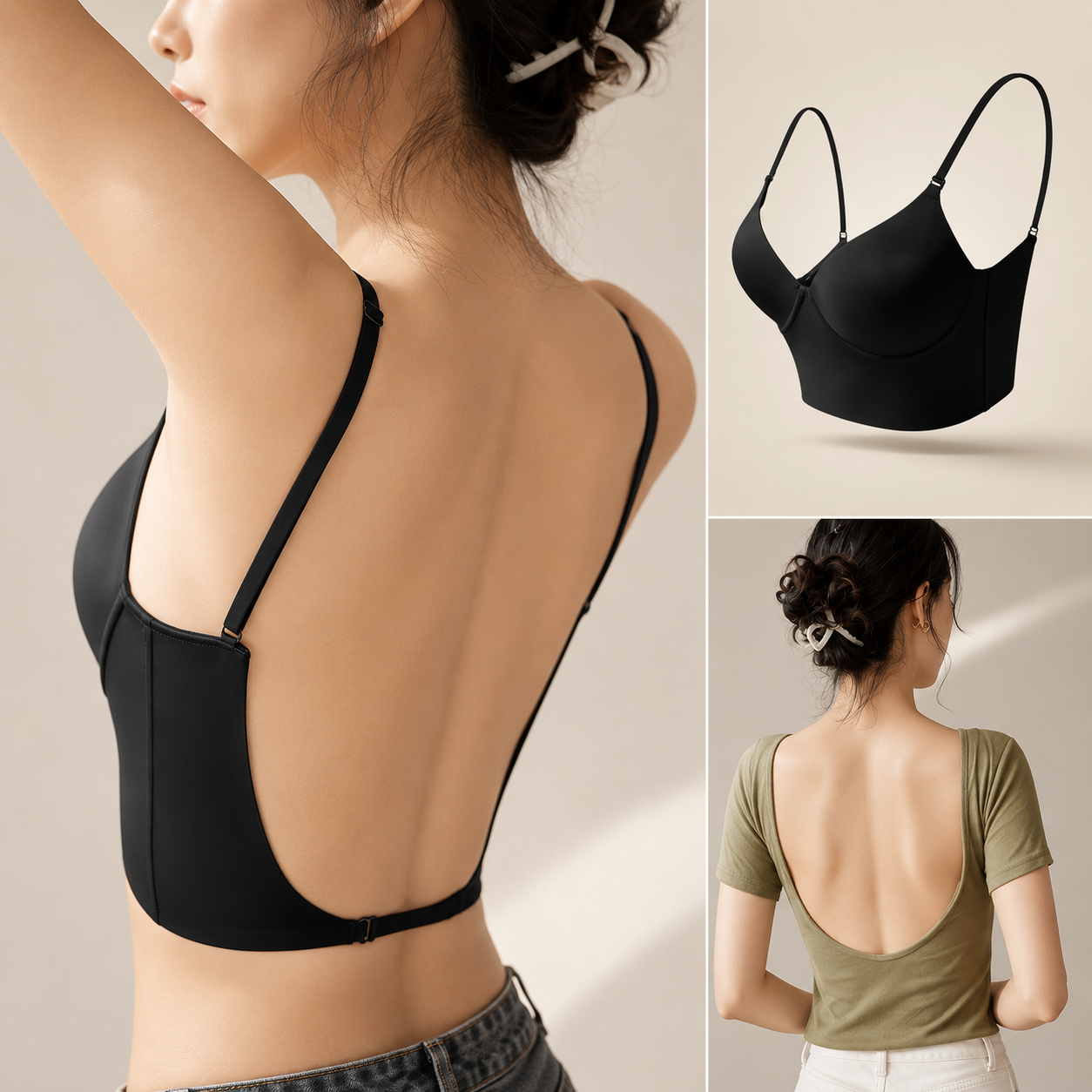 Backless Push-Up Bra