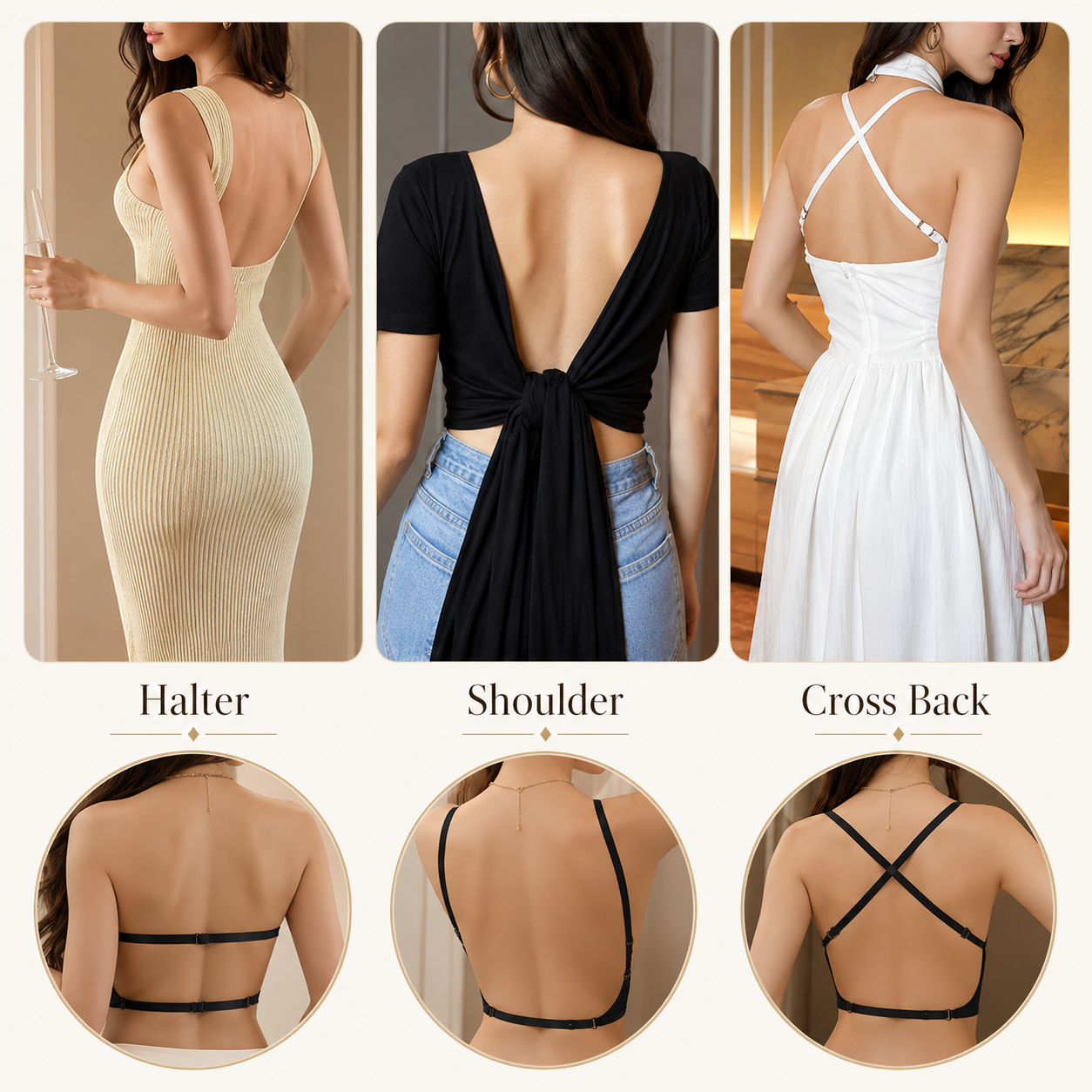 Backless Push-Up Bra